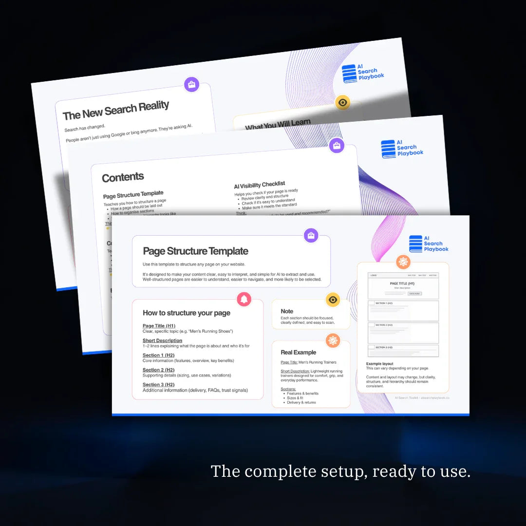 AI Search Bundle (Playbook + Toolkit)